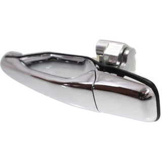 2002-2007 Mitsubishi Lancer Rear Door Handle LH, Outside, All Chrome, w/o Keyhole - Classic 2 Current Fabrication