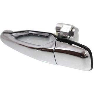 2003-2006 Mitsubishi Outlander Rear Door Handle LH, All Chrome, w/o Keyhole.