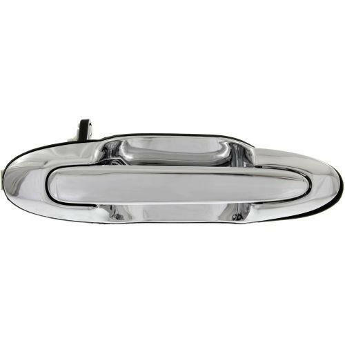 2000-2006 Mazda MPV Rear Door Handle LH, Outside, All Chrome, W/o Keyhole.