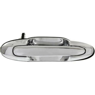 2000-2006 Mazda MPV Rear Door Handle LH, Outside, All Chrome, W/o Keyhole.