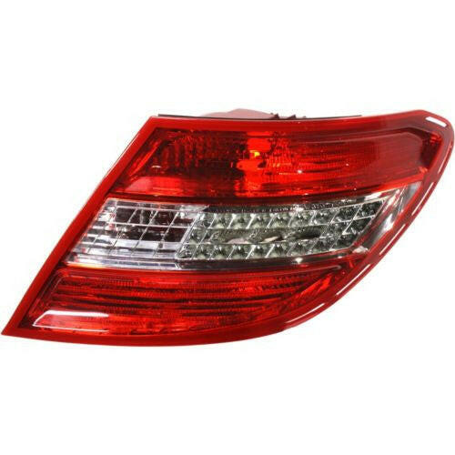 2008-2011 Mercedes-Benz C-Class Tail Lamp RH, Lens/Housing, w/Curve Lightning.