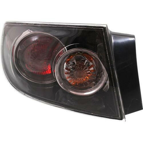 2007-2009 Mazda 3 Tail Lamp LH, Assembly, Standard Type, Sedan.
