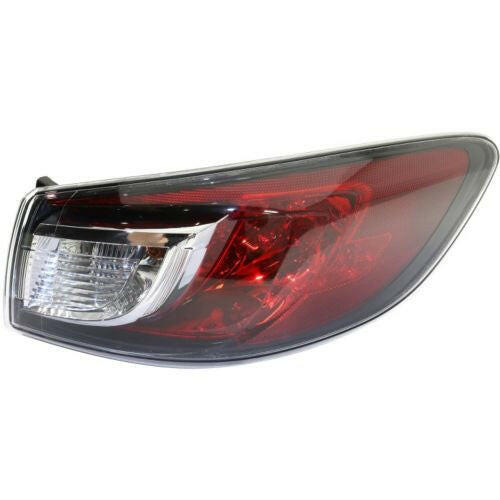 2010-2013 Mazda 3 Tail Lamp RH, Outer, Standard/bulb Type, Sedan-Capa.