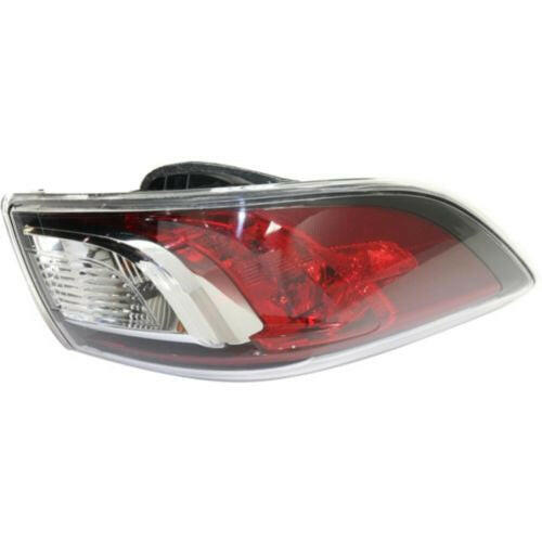 2010-2013 Mazda 3 Tail Lamp LH, Outer, Standard/bulb Type, Sedan-Capa.