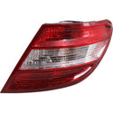 2008-2011 Mercedes-Benz C-Class Tail Lamp RH, W/o Curve Lighting.