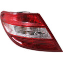 2008-2011 Mercedes-Benz C-Class Tail Lamp LH, W/o Curve Lighting.