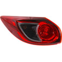 2013-2016 Mazda CX-5 Tail Lamp LH, Outer, Assembly, Bulb Type.
