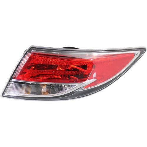 2009-2013 Mazda 6 Tail Lamp RH, Outer, Assembly, Bulb Type, Halogen.