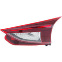2014-2016 Mazda 3 Tail Lamp RH, Inner, Assembly, Bulb Type, Hatchback.