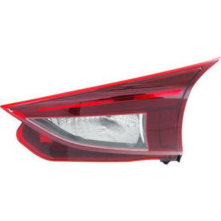 2014-2016 Mazda 3 Tail Lamp RH, Inner, Assembly, Bulb Type, Hatchback.