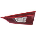 2014-2016 Mazda 3 Tail Lamp RH, Inner, Lens/Housing, Bulb Type, Sedan.
