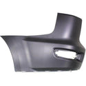 2010-2013 Mitsubishi Outlander Rear Bumper End, LH, Primed.