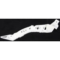 2004-2009 Mazda 3 Rear Bumper Bracket LH, Side Cover Retainer, White, Sedan.