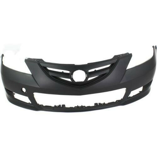 2007-2009 Mazda 3 Front Bumper Cover, Primed, Sport Type, Sedan - Capa.