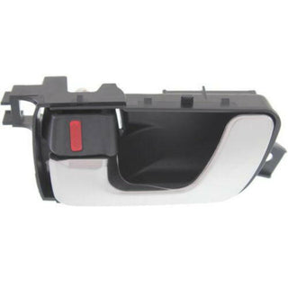 2001-2006 Mitsubishi Montero Front Door Handle LH, Silver Lever+ Knob.