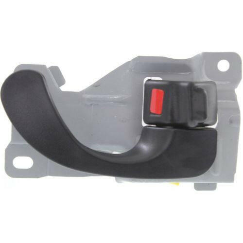 1999-2003 Mitsubishi Galant Front Door Handle RH, Textured Black+metal.