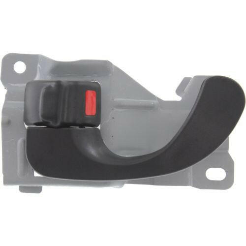 1999-2003 Mitsubishi Galant Front Door Handle LH, Textured Black+metal.
