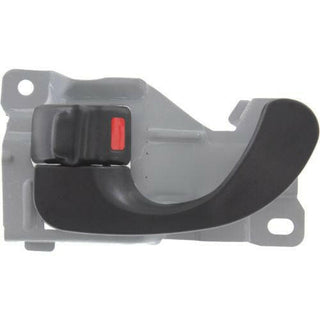 1999-2003 Mitsubishi Galant Front Door Handle LH, Textured Black+metal.