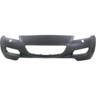 2004-2008 Mazda RX-8 Front Bumper Cover, Primed, w/Headlamp Washer Holes.