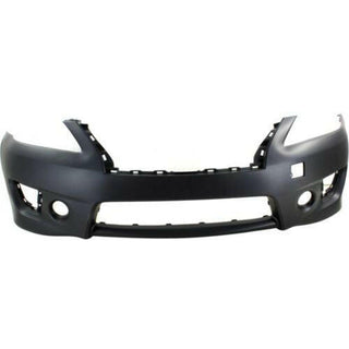 2013-2014 Nissan Sentra Front Bumper Cover, Primed, Sport Type, SRs-CAPA.