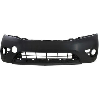 2013-2014 Nissan Pathfinder Front Bumper Cover, Primed Upper, Textured Lower-CAPA - Classic 2 Current Fabrication