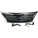2013-2015 NissanSentra Grille Shell/Painted-Dark Silver, SR-CAPA.