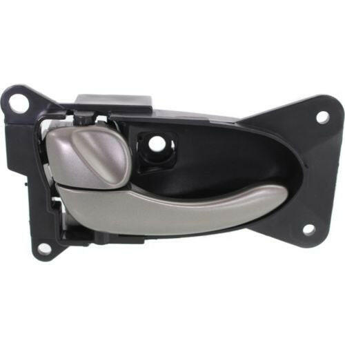 2002-2005 Nissan Altima Front Door Handle LH, Silver Lever & Black Hsg..