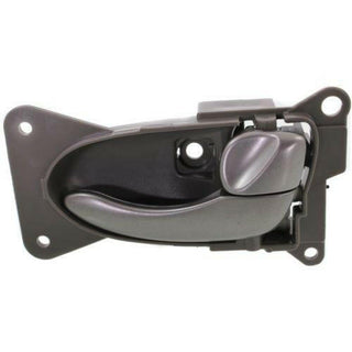 2002-2005 Nissan Altima Front Door Handle RH, Silver Lever & Gray Housing.