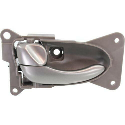 2002-2005 Nissan Altima Front Door Handle LH, Silver Lever & Gray Housing.
