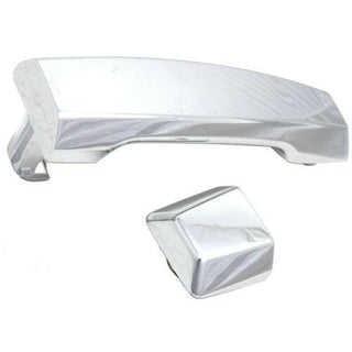 2004-2014 Nissan Titan Front Door Handle RH, Chrome, Handle+cap.