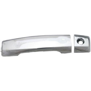 2004-2014 Nissan Titan Front Door Handle LH, All Chrome, Handle+cap, w/Keyhole - Classic 2 Current Fabrication