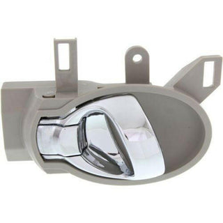 2012-2014 Nissan Versa Front Door Handle RH, Chrome Lever+gray Hsg..