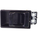 1986-1992 Nissan Pickup Front Door Handle RH=lh, Inside, Black.
