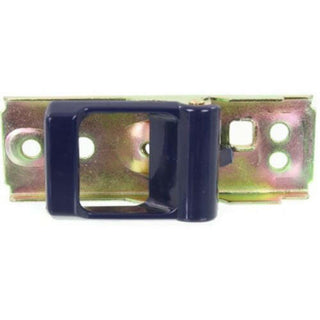 1980-1986 Nissan Pickup Front Door Handle RH=lh, Inside, Blue+metal.