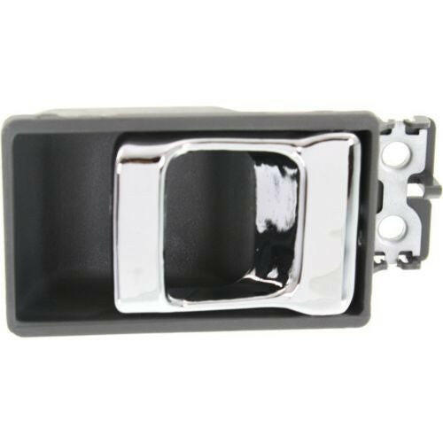 1986-1992 Nissan Pickup Front Door Handle, Chrome Lever+gray Hsg..
