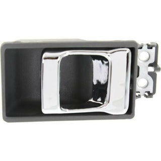 1986-1992 Nissan Pickup Front Door Handle, Chrome Lever+gray Hsg..