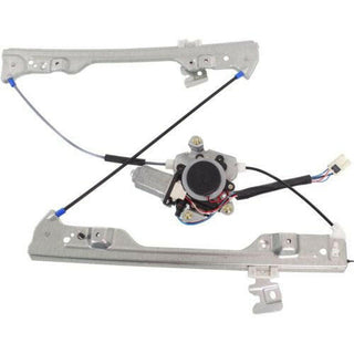 2002-2006 Nissan Altima Front Window Regulator RH, W/Motor, 6 Pins.