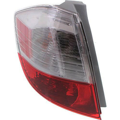 2009-2014 Honda Fit Tail Lamp LH, Assembly, Red And Clear Lens.