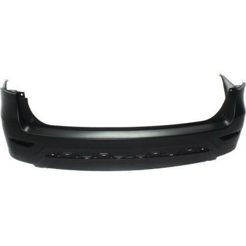 2013-2014 Nissan Pathfinder Rear Bumper Cover, w/o Object Sensors Hole-CAPA.