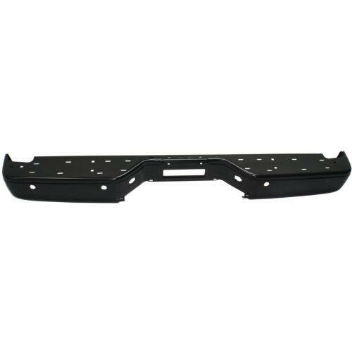 2004-2013 Nissan Titan Step Bumper, Black, Steel, W/ Distance Sensor Hole.