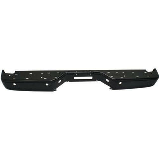 2004-2013 Nissan Titan Step Bumper, Black, Steel, W/ Distance Sensor Hole.