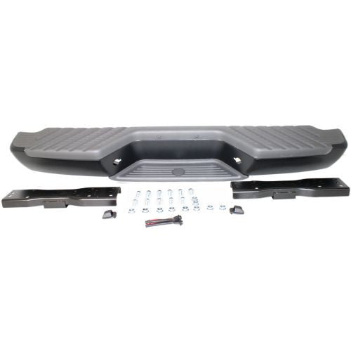 2001-2004 Nissan Frontier Step Bumper, Assy, Black, Steel - Classic 2 Current Fabrication