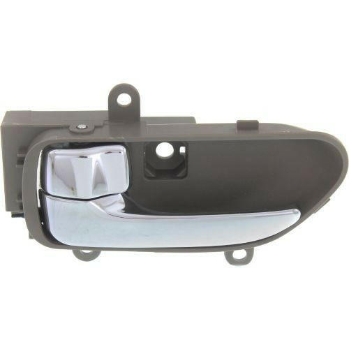 2008-2013 Nissan Rogue Front Door Handle LH, Chrome Lever+beige Housing.