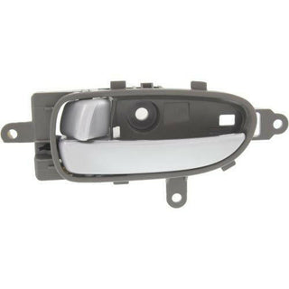 2007-2013 Nissan Altima Front Door Handle LH, Inside, Silver Lvr+ Beige Hsg..