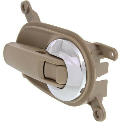 2004-2009 Nissan Quest Front Door Handle LH, Chrome Lever+beige Hsg..