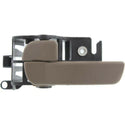 2005-2012 Nissan Frontier Front Door Handle LH, Inside, Brown, Plastic.