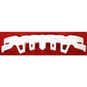 2003-2004 Pontiac Vibe Front Bumper Absorber, Impact.