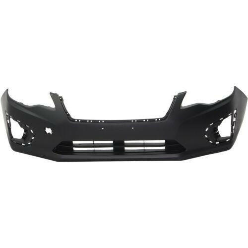 2012-2014 Subaru Impreza Front Bumper Cover, Primered Top, Textured Black Bottom (CAPA).