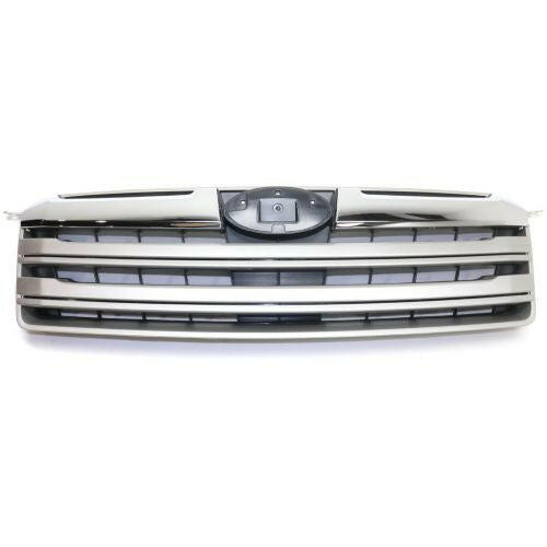 2013-2014 Subaru Outback Grille, Textured, w/Chrome & Silver Molding-CAPA.