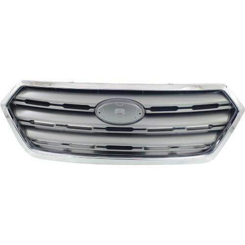 2015-2016 Subaru Outback Grille, Chrome/Silver - CAPA.